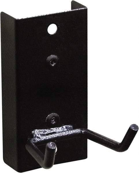 Triton - 4" Long Double Prong Tool Holder Pegboard Hook - 2" Projection, Steel - Top Tool & Supply