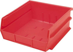 Triton - 10-7/8" Deep, Red Polypropylene Hopper Stacking Bin - 5" High x 11" Wide x 10-7/8" Long - Top Tool & Supply