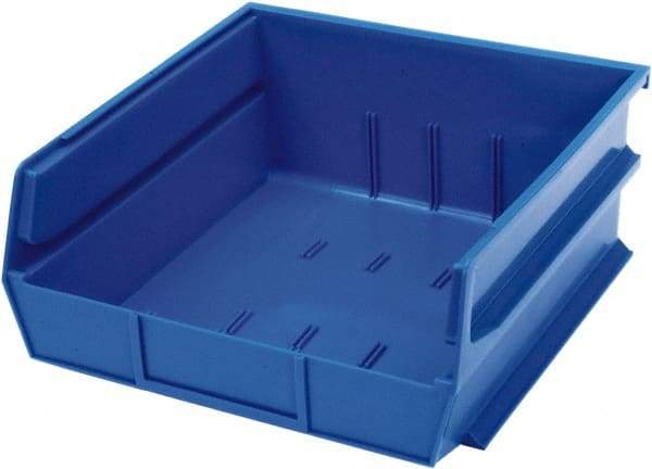 Triton - 10-7/8" Deep, Blue Polypropylene Hopper Stacking Bin - 5" High x 11" Wide x 10-7/8" Long - Top Tool & Supply