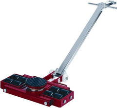 GKS - 13,200 Lb Capacity Steel Machine Dolly - 24" Long x 20-1/2" Wide x 4.3" High, 3.3" Wheels - Top Tool & Supply