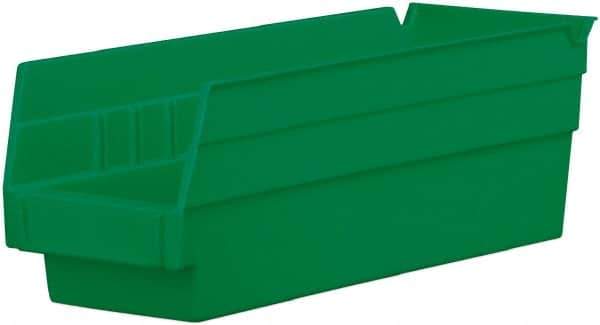 Akro-Mils - 11-5/8" Deep, Green Hopper Shelf Bin - 4" High x 4-1/8" Wide x 11-5/8" Long - Top Tool & Supply