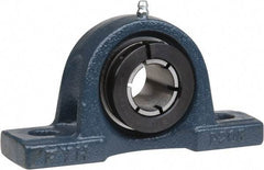 Value Collection - 1-3/16" ID, 6-1/2" OAL x 3-5/16" OAH Pillow Block - 2,540 Lb Static Cap, 4,383 Lb Dyn Cap, 4-3/4" Btw Mnt Hole Ctrs, 1-11/16" Base-to-Ctr Ht, Cast Iron - Top Tool & Supply