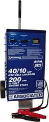 Associated Equipment - 6/12 Volt Automatic Charger - 40 Amps/10 Amps, 200 Starter Amps - Top Tool & Supply