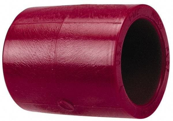 NIBCO - 1-1/2" PVDF Plastic Pipe Socket Coupling - Schedule 80, S x S End Connections - Top Tool & Supply