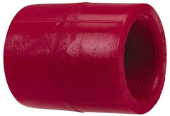 NIBCO - 1/2" PVDF Plastic Pipe Adapter Coupling - Schedule 80, S x FIPT End Connections - Top Tool & Supply