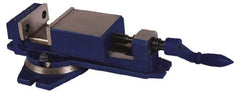 Machine Vise: 6″ Jaw Width, 6″ Jaw Opening, Horizontal, Swivel Base 2-1/8″ Jaw Height, 1 Station