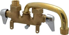 B&K Mueller - Standard, Two Handle Design, Brass, Clamp, Laundry Faucet - 6 Inch Spout, Lever Handle - Top Tool & Supply