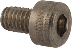 Holo-Krome - M4x0.70 Metric Coarse Hex Socket Drive, Socket Cap Screw - Grade Austenitic A4 Stainless Steel, Uncoated, Fully Threaded, 6mm Length Under Head - Top Tool & Supply