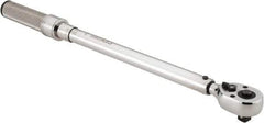 CDI - 1/2" Drive Micrometer Adjustable Torque Wrench - 40 N/m to 200 N/m Torque, 19" OAL, 2 N/m Graduation - Top Tool & Supply