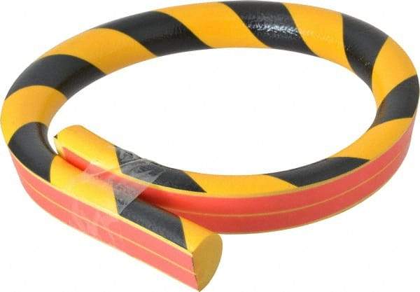 PRO-SAFE - Flexible Polyurethane Foam Type C Wall/Surface Protector - Yellow/Black - Top Tool & Supply