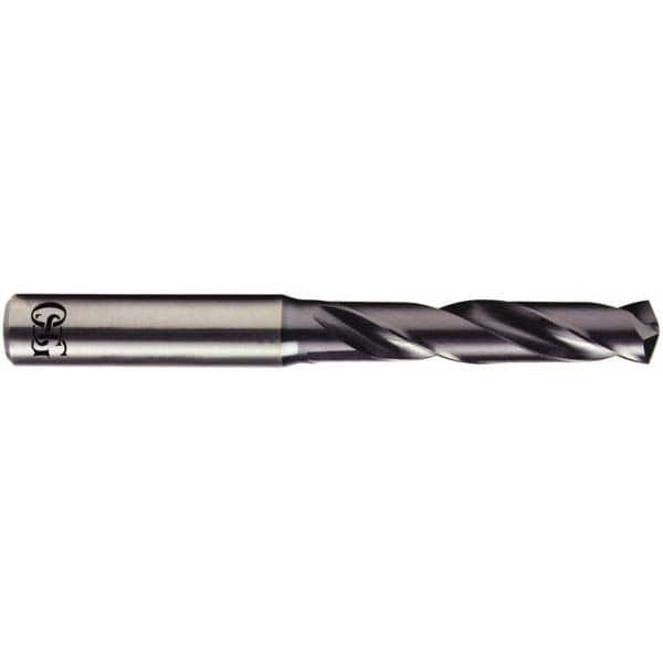 Screw Machine Length Drill Bit: 0.2874″ Dia, 140 °, Solid Carbide Coated, Right Hand Cut, Spiral Flute, Straight-Cylindrical Shank, Series HP243