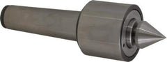 Riten - MT5 Taper Shank, 3-1/16" Head Diam Live Center - 5,500 Max RPM, 2-25/32" Head Length, 1-9/16" Point Diam, 1/4" Point Len, 1,400 Lb Max Workpc, 2-7/16" OAL, Male Point - Top Tool & Supply