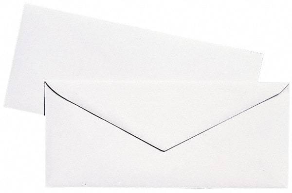 UNIVERSAL - 6-1/2" Long x 3-5/8" Wide Gummed Flap Plain White Envelope with Window - 24 Lb Paper Weight - Top Tool & Supply