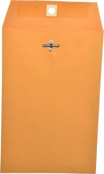 UNIVERSAL - 9" Long x 6" Wide Clasp with Gummed Flap Kraft Envelope - 28 Lb Paper Weight - Top Tool & Supply