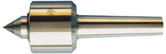 Riten - MT4 Taper Shank, 3-1/16" Head Diam Carbide Tipped Live Center - 5,000 Max RPM, 2-25/32" Head Length, 1-3/8" Point Diam, 1-13/16" Point Len, 1,000 Lb Max Workpc, 7/8" Tip Diam, Standard Point - Top Tool & Supply