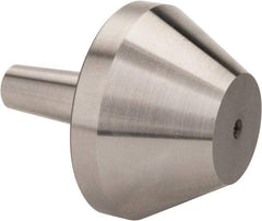 Riten - 2MT & 3MT Taper, 7/8 to 1-3/4" Point Diam, Hardened Tool Steel Lathe Bull Nose Point - 1-3/16" OAL - Top Tool & Supply