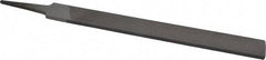 Value Collection - 8" Long, Second Cut, Hand American-Pattern File - Double Cut, 7/32" Overall Thickness, Tang - Top Tool & Supply