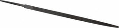 Value Collection - 6" Long, Taper American-Pattern File - Single Cut, Tang - Top Tool & Supply