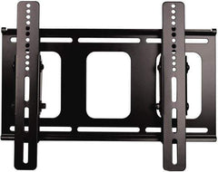 Video Mount - Flat Panel Tilt Mount For 27 to 42 Inch LCD Monitor - Black, 100 Lbs. Load Capacity, 15° Max Tilt Angle, Wall Mount Tilting - Top Tool & Supply