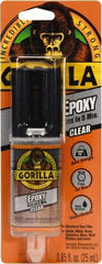 Gorilla Glue - 0.85 oz Syringe Epoxy - 5 min Working Time, 50°F, 3,300 psi Shear Strength - Top Tool & Supply