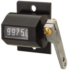 Value Collection - 5 Digit Mechanical Display Stroke Counter - Manual Reset - Top Tool & Supply