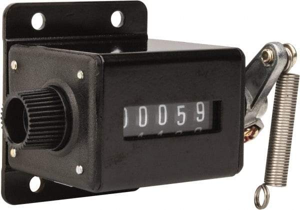 Value Collection - 5 Digit Mechanical Display Stroke Counter - Manual Reset - Top Tool & Supply