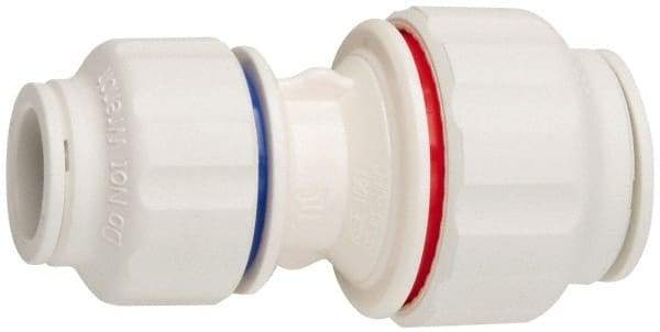 Value Collection - 3/4 x 1/2" OD, Polysulfone Push-to-Connect Union - 250 Max psi, White - Top Tool & Supply