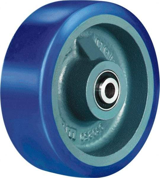 Hamilton - 6 Inch Diameter x 2 Inch Wide, Polyurethane on Cast Iron Caster Wheel - 1,300 Lb. Capacity, 2-1/2 Inch Hub Length, 3/4 Inch Axle Diameter, Tapered Roller Bearing - Top Tool & Supply