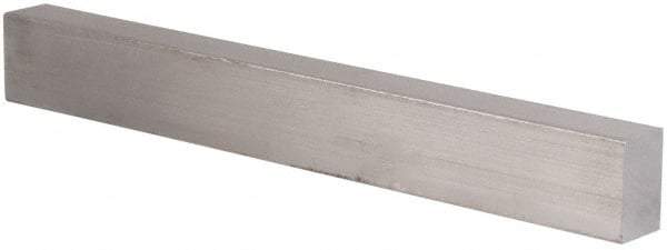 Value Collection - 12 Inch Long x 1-1/4 Inch Wide x 1 Inch Thick, Alloy 2024, Aluminum Rectangular Bar - +/- 0.0025 Inch Wide Tolerance, +/- 0.0025 Inch Thickness Tolerance, Aluminum - Top Tool & Supply