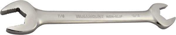 Paramount - 13/16" x 7/8" Standard Open End Wrench - 10" OAL, Double End, Full Polish Finish, 15° Head Angle - Top Tool & Supply