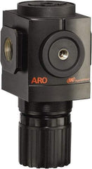 ARO/Ingersoll-Rand - 1 NPT Port, 290 CFM, Aluminum Heavy-Duty Regulator - 0 to 140 psi Range, 250 Max psi Supply Pressure, 1/8" Gauge Port Thread, 4.091" Wide x 7.223" High - Top Tool & Supply