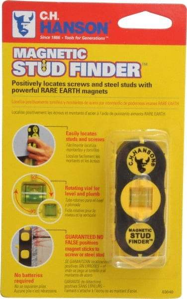 C.H. Hanson - 1" Deep Scan Magnetic Stud Finder - Detects Studs & Joists - Top Tool & Supply