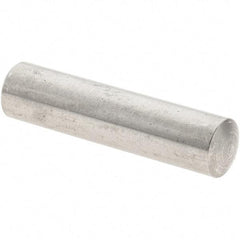 Value Collection - 5mm Diam x 20mm Pin Length 416 Stainless Steel Precision Dowel Pin - C 36-42 Hardness, 1 Beveled & 1 Rounded End - Top Tool & Supply