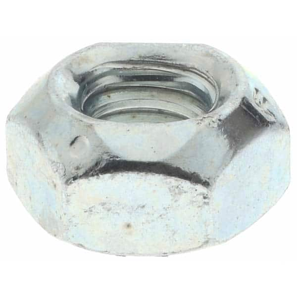 Value Collection - 1/4-20 UNC Grade B Hex Lock Nut with Distorted Thread - Top Tool & Supply