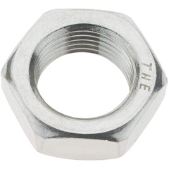 Value Collection - 3/4-16 UNC Stainless Steel Right Hand Hex Jam Nut - 1-1/8" Across Flats, 27/64" High - Top Tool & Supply