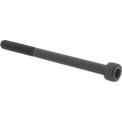 Value Collection - M5x0.80 Metric Coarse Hex Socket Drive, Socket Cap Screw - Grade 12.9 Alloy Steel, Black Oxide Finish, Partially Threaded, 65mm Length Under Head - Top Tool & Supply