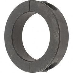 Value Collection - 2-3/16" Bore, Steel, Two Piece Shaft Collar - 3-1/4" Outside Diam, 3/4" Wide - Top Tool & Supply