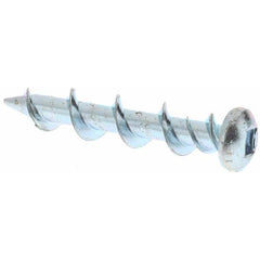 Value Collection - 1/4", 1-1/4" Length Under Head, Robertson Drive Pan Head, Steel Drywall Screws - Top Tool & Supply