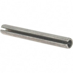 Value Collection - 7/32" Diam x 1-3/4" Long Slotted Spring Pin - Grade 1070-1090 Alloy Steel, Uncoated - Top Tool & Supply