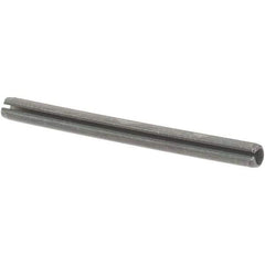 Value Collection - 5/64" Diam x 1" Long Slotted Spring Pin - Grade 1070-1090 Alloy Steel, Uncoated - Top Tool & Supply