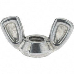 Value Collection - 5/16-18 UNC, Zinc Plated, Alloy Steel Type 1 Wing Nut - 1-7/32" Wing Span, 5/8" Wing Span - Top Tool & Supply