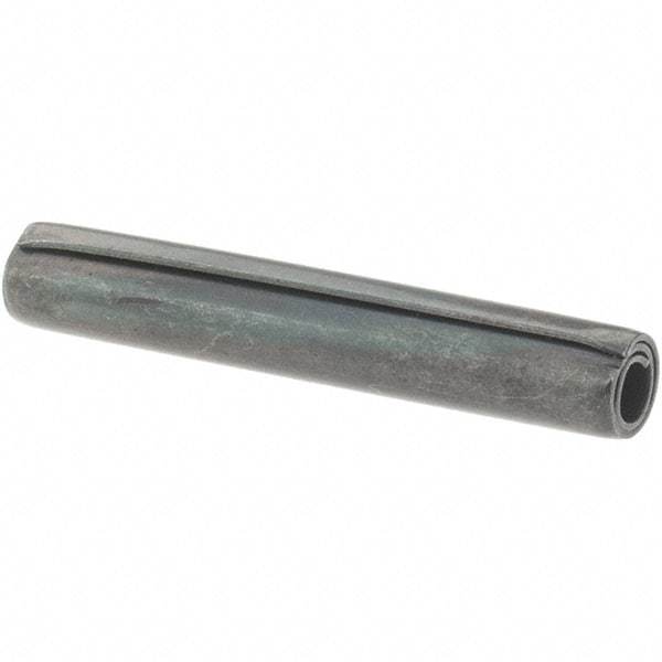 Value Collection - 5/32" Diam x 1" Long Coiled Spring Pin - Grade 1070-1090 Alloy Steel, Black Oxide Finish - Top Tool & Supply