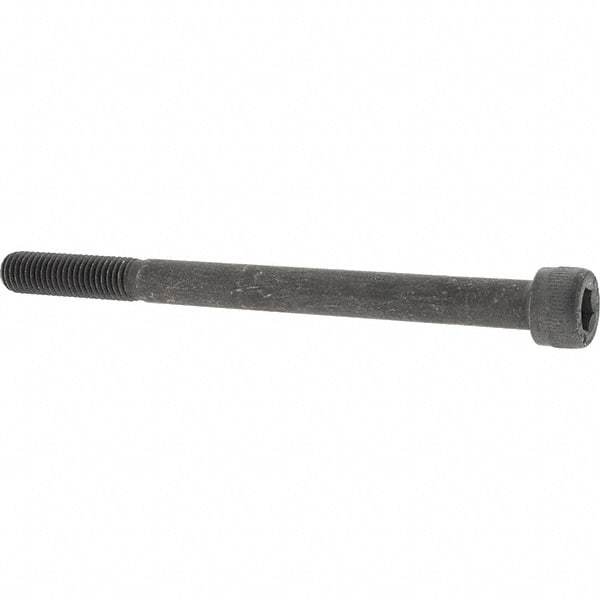 Value Collection - M10x1.50 Metric Coarse Hex Socket Drive, Socket Cap Screw - Grade 12.9 Alloy Steel, Black Oxide Finish, Partially Threaded, 130mm Length Under Head - Top Tool & Supply