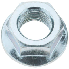 Value Collection - 1/2-20, 1.031" Flange Diam, Serrated Flange Nut - Grade Grade 2 Steel, Zinc-Plated Finish, 0.458" Flange Height - Top Tool & Supply