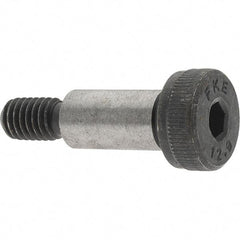 Value Collection - 8mm Shoulder Diam x 16mm Shoulder Length, M6x1 Metric Coarse, Hex Socket Shoulder Screw - 12.9 Alloy Steel, Uncoated, 5.32 to 5.5mm Head Height x 12.73 to 13mm Head Diam - Top Tool & Supply