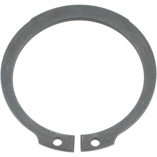 Rotor Clip - 43.5mm Groove Diam, 46mm Shaft Diam, Phosphate Spring Steel, Snap External Retaining Rings - 1.85mm Groove Width, 1.25mm Groove Depth, 1.75mm Ring Thickness, Grade DIN I7221 _ I7223 - Top Tool & Supply