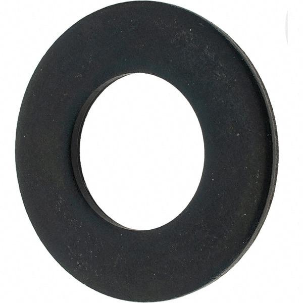 Value Collection - 7/8" Screw, Grade 1010 Steel Standard Flat Washer - 29/32" ID x 1-3/4" OD, 5/32" Thick, Black Oxide Finish - Top Tool & Supply