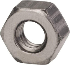 Made in USA - 1-1/4 - 7 UNC Steel Right Hand Hex Nut - 1-7/8" Across Flats, 1.094" High, Uncoated - Top Tool & Supply