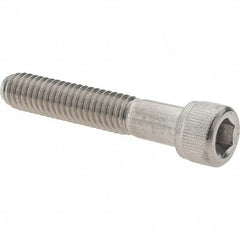 Made in USA - 5/16-18 UNC Hex Socket Drive, Socket Cap Screw - Grade 316 Stainless Steel, Uncoated, 1-3/4" Length Under Head - Top Tool & Supply