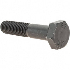 Value Collection - 5/8-11 Thread, 3" Length Under Head, Hex Head Bolt - Grade B7 Alloy Steel, Uncoated - Top Tool & Supply